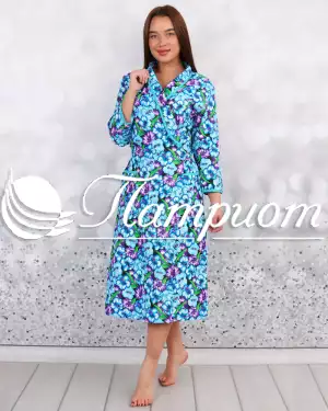 Халат женский фланель на запах